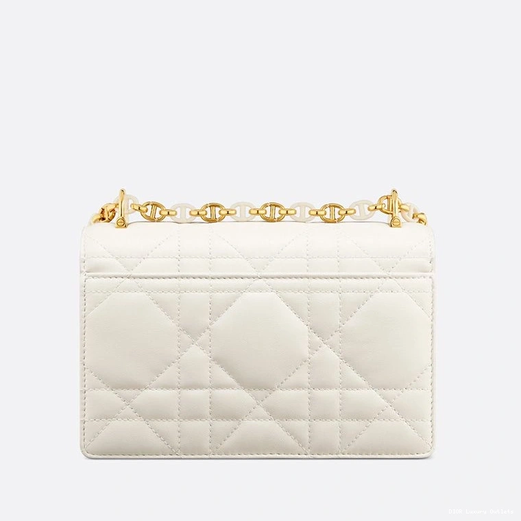 Cheap Mini White Bag Macrocannage Miss Lambskin Caro 0712 Luxury